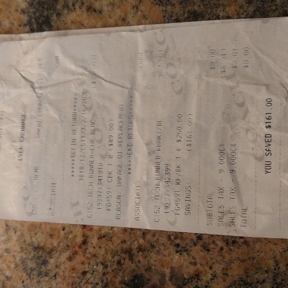 Coach men's Collection C152 Tech Runner style Size12 Color khaki/Black - Picture 3 of 11